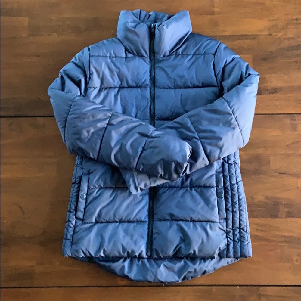 Navy Puffer Coat